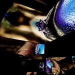 Immersive experience within a dark room with bug eyes on screens